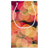 《写真》ぼけ味ツリーのライト、クリスマス スモールペーパーバッグ (裏面)