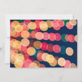 《写真》ぼけ味ツリーライトクリスマスパーティー招待状 案内状 (裏面)