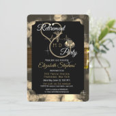 《写真》ぼけ味ドクターステソスコープEKG退職パーティー 招待状 (スタンド正面)