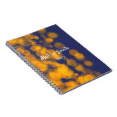 《写真》ぼけ味ナイトテクスチャ ノートブック (右側)