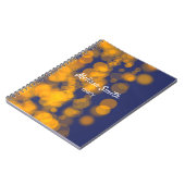 《写真》ぼけ味ナイトテクスチャ ノートブック (左側)