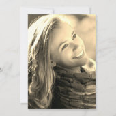 《写真》ぼけ味ナース聴診器EKG卒業パーティー 招待状 (裏面)