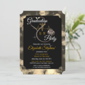 《写真》ぼけ味ナース聴診器EKG卒業パーティー 招待状 (スタンド正面)