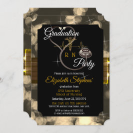 《写真》ぼけ味ナース聴診器EKG卒業パーティー 招待状