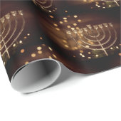 🕎《写真》ぼけ味ハヌカー(ユダヤ教)メノラー ラッピングペーパー (ロールコーナー)