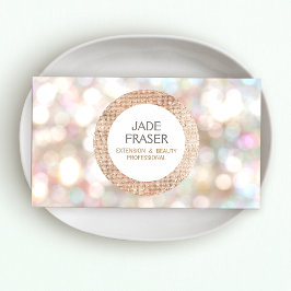 《写真》ぼけ味バラ金ゴールドシークイン美しいとファッション 名刺