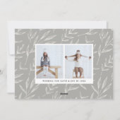 《写真》ぼけ味フレア |あいさつカスタム文ホリデーの写真カード シーズンカード (裏面)