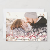 《写真》ぼけ味フレア |ホリデーフォトカード シーズンカード (正面)