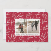 《写真》ぼけ味フレア |ホリデーフォトカード シーズンカード (裏面)