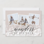 《写真》ぼけ味フレア |写真コラージュカード シーズンカード (正面)