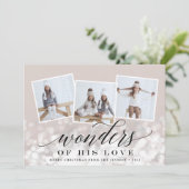 《写真》ぼけ味フレア |写真コラージュカード シーズンカード (スタンド正面)