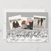 《写真》ぼけ味フレア |写真コラージュカード シーズンカード (正面)