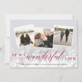 《写真》ぼけ味フレア |写真コラージュカード シーズンカード (正面)