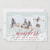 《写真》ぼけ味フレア |写真コラージュカード シーズンカード (正面)