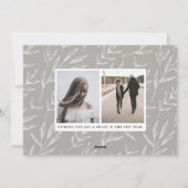 《写真》ぼけ味フレア | Happy New Yearフォトカード シーズンカード (裏面)