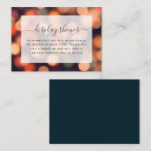 《写真》ぼけ味ブライダルシャワーエンクロージャカード エンクロージャーカード (正面/裏面)