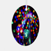 《写真》ぼけ味ホリデーライト メタルオーナメント (正面右)