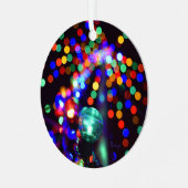 《写真》ぼけ味ホリデーライト メタルオーナメント (正面左)