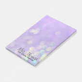 《写真》ぼけ味ポストItノート4x6 (紫) ポストイット (アングル)