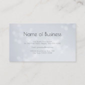 《写真》ぼけ味モダングラマラス銀輝き 名刺 (裏面)