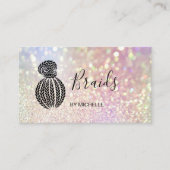 《写真》ぼけ味モダンホログラフヘアブレイダー、ブレイドブシン 名刺 (正面)