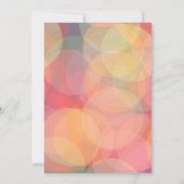 《写真》ぼけ味モダン灯 |黄金色 | 結婚s 招待状 (裏面)