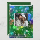 《写真》ぼけ味ライツスノーフレーク写真 シーズンカード (正面/裏面)