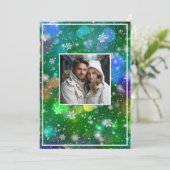 《写真》ぼけ味ライツスノーフレーク写真 シーズンカード (スタンド正面)