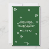 《写真》ぼけ味ライツスノーフレーク写真 シーズンカード (裏面)