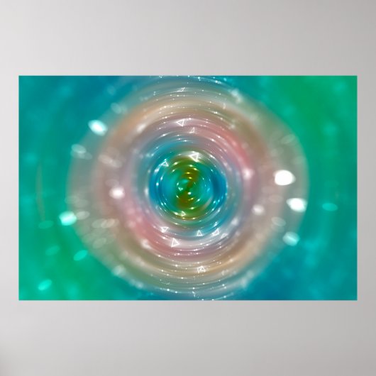 《写真》ぼけ味ライトぼやけ、マルチライトの輝くスポットライト ポスター (正面)