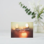 《写真》ぼけ味ライトエレガントチャブな名刺 名刺 (スタンド正面)