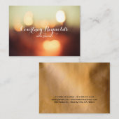 《写真》ぼけ味ライトエレガントチャブな名刺 名刺 (正面/裏面)