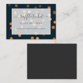 《写真》ぼけ味ライトブライダルシャワーラッフルチケット エンクロージャーカード (正面/裏面)