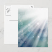《写真》ぼけ味光線背景 ポストカード (正面/裏面)
