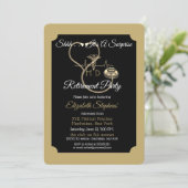 《写真》ぼけ味医師聴診器サプライズ退職パーティー 招待状 (スタンド正面)