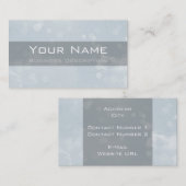 《写真》ぼけ味名刺 名刺 (正面/裏面)