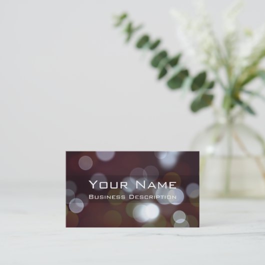 《写真》ぼけ味名刺 名刺 (スタンド正面)