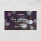 《写真》ぼけ味名刺 名刺 (裏面)