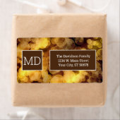 《写真》ぼけ味抽象芸術勾配 ラベル (インサイチュ)