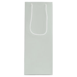 《写真》ぼけ味淡い色のフォレストグリーン ワインギフトバッグ