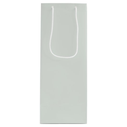 《写真》ぼけ味淡い色のフォレストグリーン ワインギフトバッグ (正面)