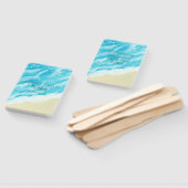 《写真》ぼけ味灯モダンビーチ結婚式 ハンドファン (組立なし)