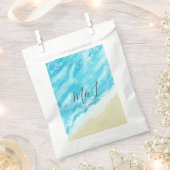 《写真》ぼけ味灯モダンビーチ結婚式 フェイバーバッグ (クリップ留めされた状態)