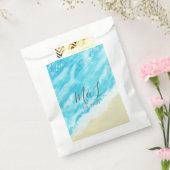 《写真》ぼけ味灯モダンビーチ結婚式 フェイバーバッグ (封をした状態)