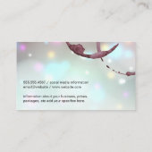 《写真》ぼけ味灯 |ワインの汚れ 名刺 (裏面)