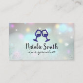 《写真》ぼけ味灯 |ワインの汚れ 名刺 (正面)