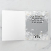 《写真》ぼけ味社員のマイルストーン記念日 カード (内部)