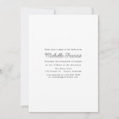 《写真》ぼけ味素朴マウスホタルのメイソンの瓶シャワーインビタ 招待状 (裏面)