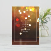 《写真》ぼけ味結婚式招待状 招待状 (スタンド正面)