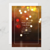 《写真》ぼけ味結婚式招待状 招待状 (正面/裏面)